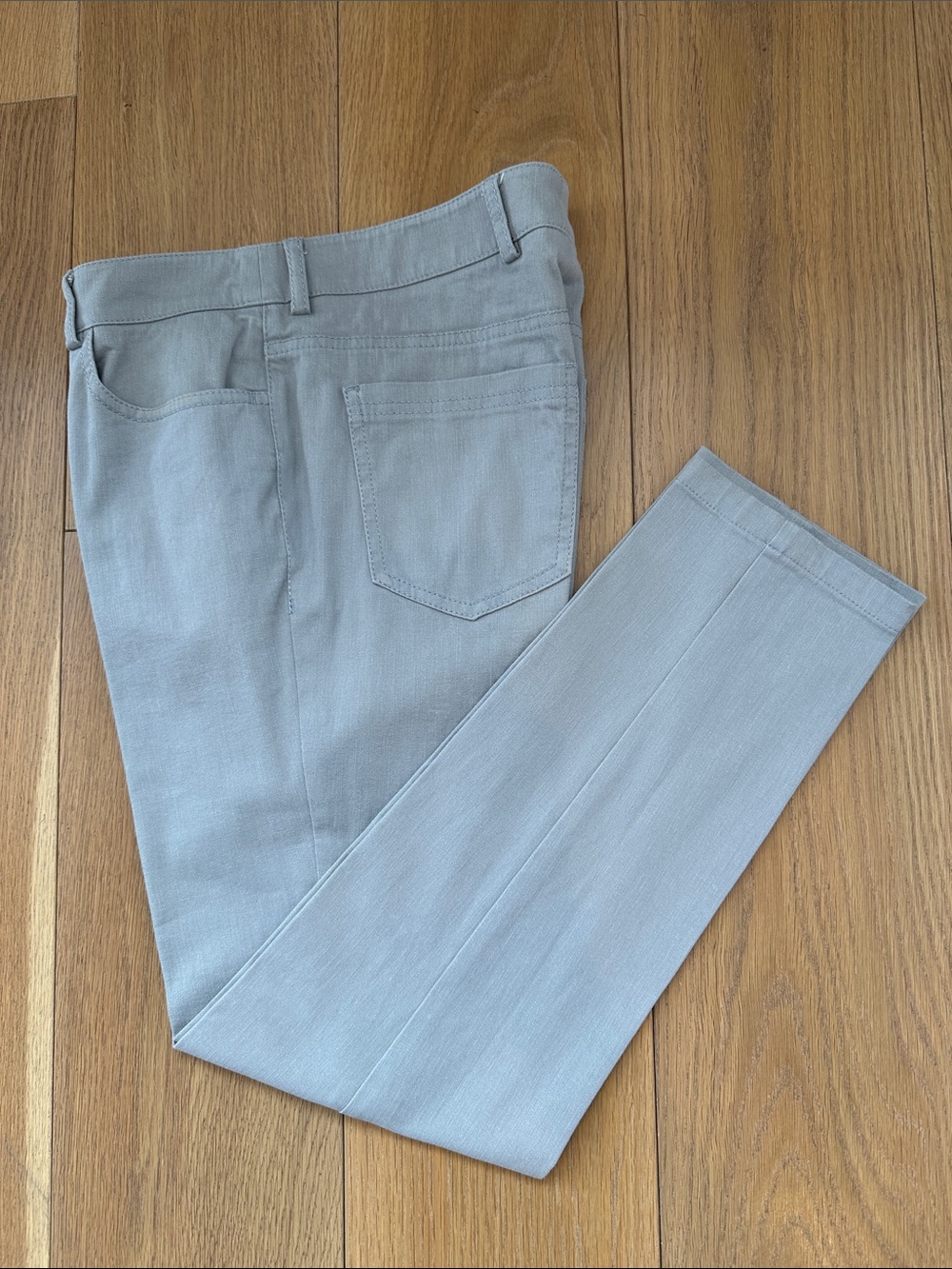 Akris Light Gray Dress Pants - Classic Slim Fit